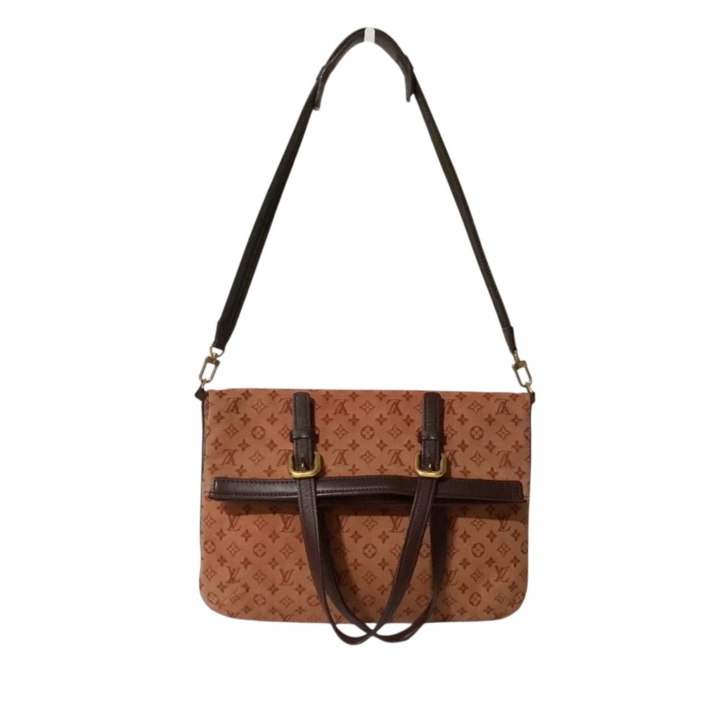 Authentic Louis Vuitton Mini Lin Monogram Small Tote Shoulder Bag